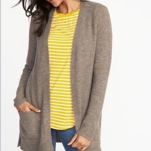 GUC Old Navy Open Front Pockets Cardigan Sz L